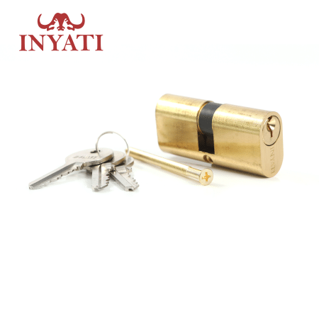 Cylinder Large Oval 65mm Brass Double Inyati Kb-v5d - Image 4